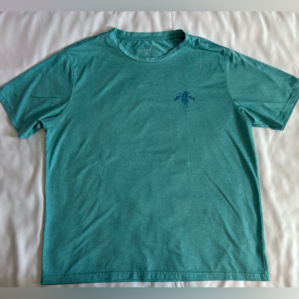 Caribbean Joe Teal Blue Short Sleeve Tee Size XL
